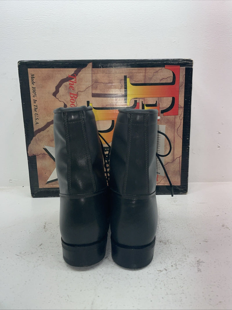 New Men’s Gray Lace Up Texas Brand Cowboy Boots. 8-97