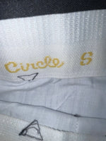 New Vintage Black Circle S Polyester Pants #CP4793 XX-91