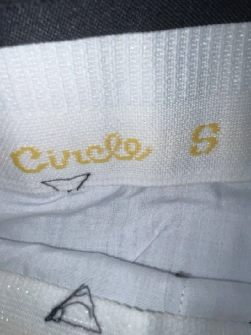 New Vintage Black Circle S Polyester Pants #CP4793 XX-91