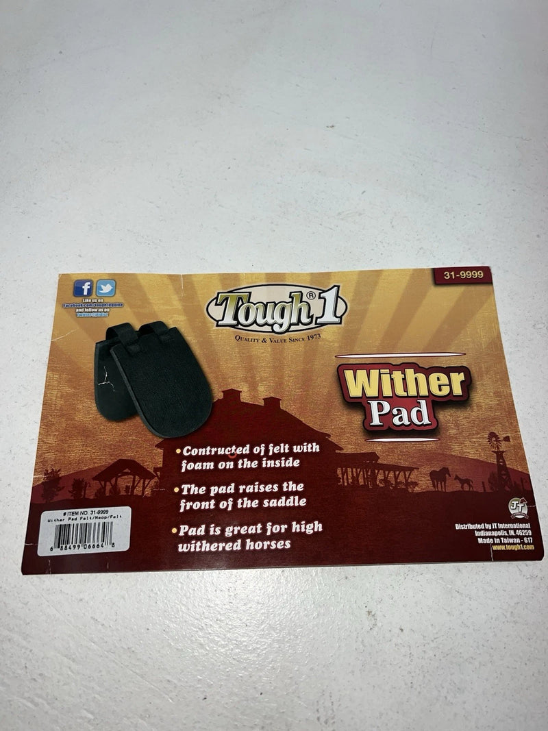 New Tough 1 Black Wither Pad #31-9999 KK-600