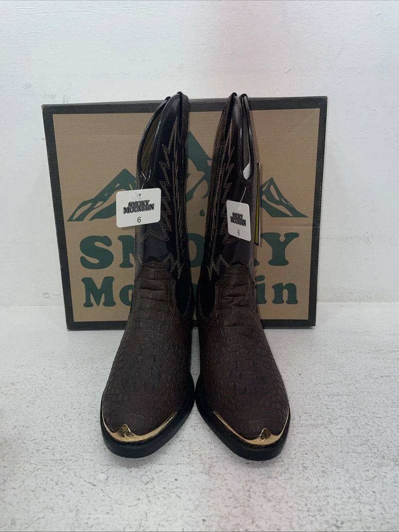 New Men’s Brown Smoky Mountain Cowboy Boots. 107311 Y 6. 1-58
