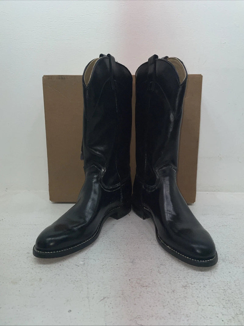New Men’s Black Texas Brand Cowboy Boots. 8840 8.5 8 1/2 D. 3-29