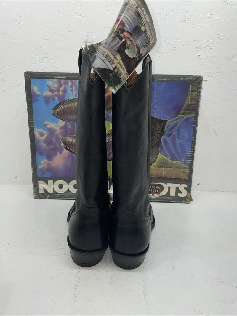 New Men’s Black Nocona Cowboy Boots. 3401 8.5 8 1/2 D. 2-49