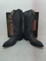 New Men’s Gray Texas Brand Cowboy Boots. 7802 9 D. 4-103