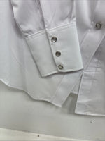 New Women’s Mesquite White Long Sleeve Pearl Snap Size 32 MM-12