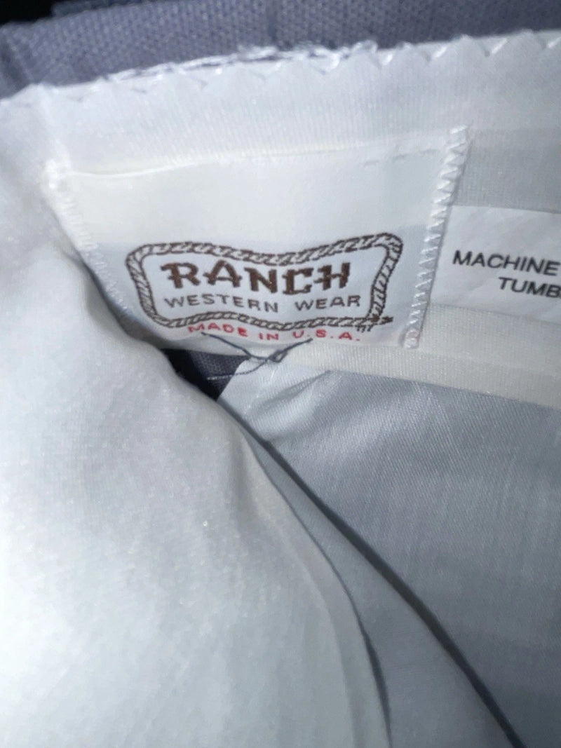 New Vintage Gray Ranch Polyester Pants #P1023 ZZ-10