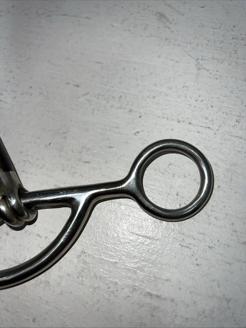 New Tough 1 5” SS/SI Gag Snaffle Copper Lined Bit #25096 U-5 