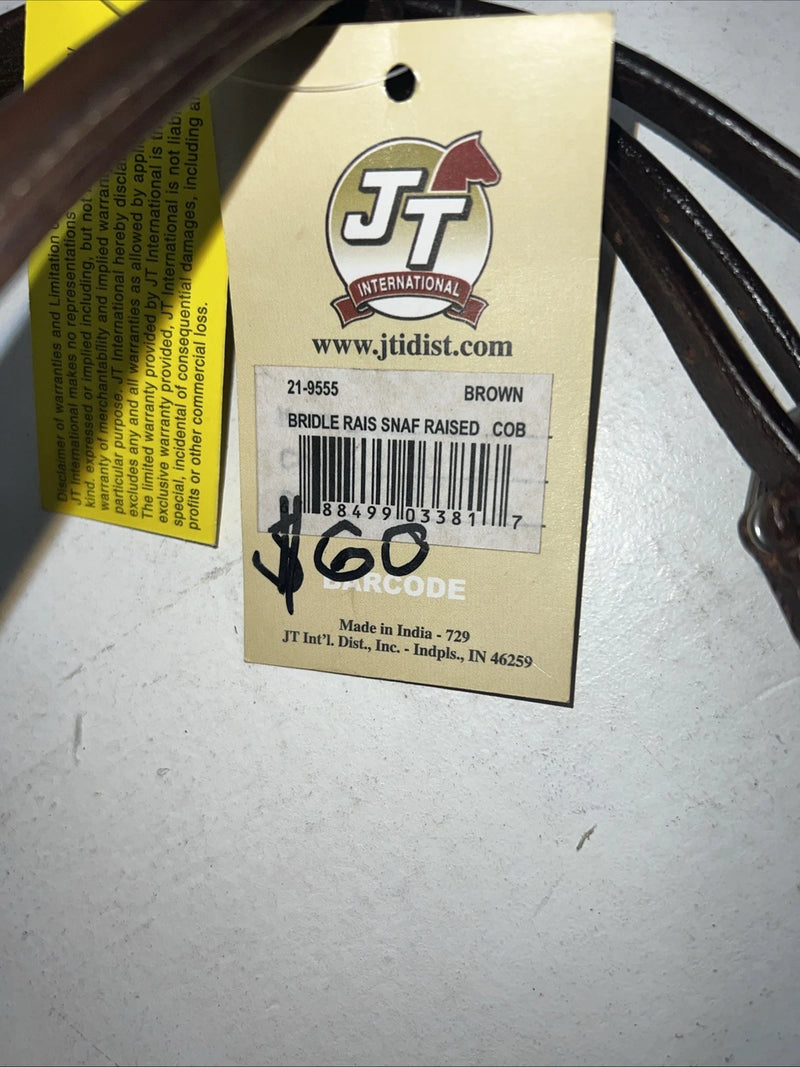 New Tough 1 EQUIROYAL Brown Cob English Bridle #21-9555 BB-38