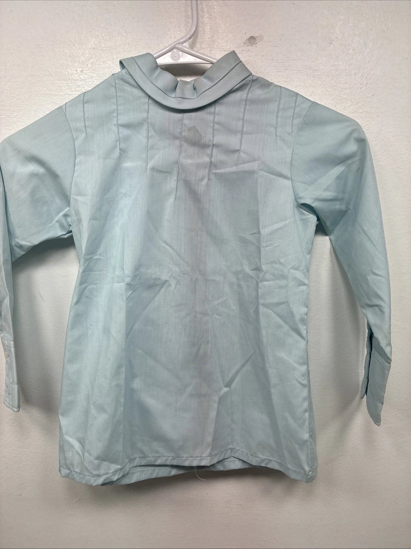 New Kids Blue Long Sleeve Half Zip Size 8 Shirt YY-12