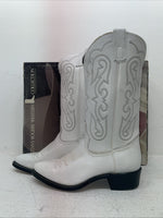 New Women’s White Kenny Roger’s Cowboy Boots. 50507 9.5 9 1/2 D. 5-37 