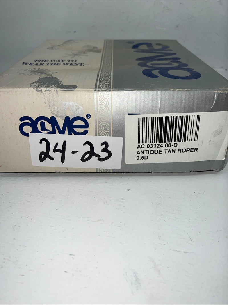 New Children’s Brown Acme Cowboy Boots. 03124 9.5 9 1/2 D 24-23