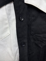 New Kids Cowboy Threads Black White Long Sleeve Button Up Size 10 TT-26
