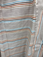 New Men’s Tem Tex Brown Stripe Long Sleeve Pearl Snap 16 Large X-46