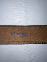 New Red Genuine Leather Wrangler 34” Belt #628005 JJ-5