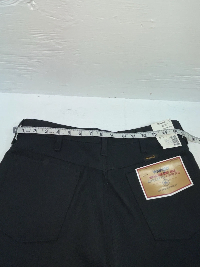 New Vintage Black Wrangler Polyester Pants #82BK ZZ-13