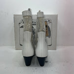 New Women’s White Lace Up American West Cowboy Boots. 515 9.5 9 1/2 M. 17-108