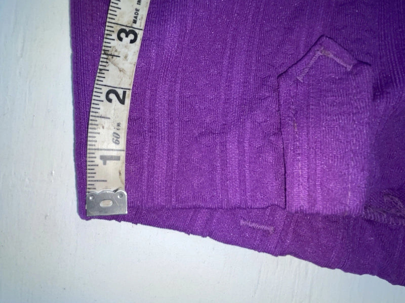 New Vintage Purple Polyester Pants VV-38