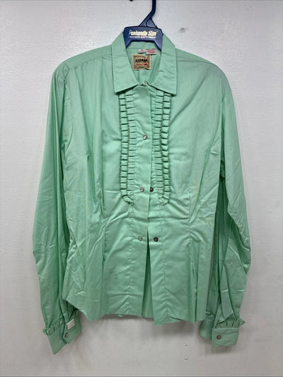 New Women’s Hartman Green Long Sleeve Pearl Small Size 38 TT-132