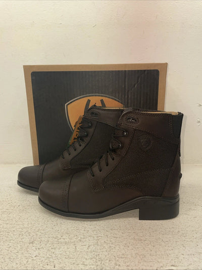 New Kids Brown Lace Up Ariat Cowboy Boots. 10006311 2 M. 23-136