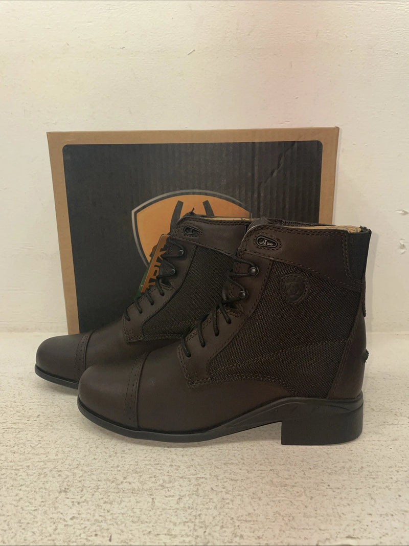 New Kids Brown Lace Up Ariat Cowboy Boots. 10006311 2 M. 23-136