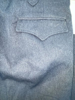 New Vintage Blue Circle S Polyester Pants #6811 XX-95
