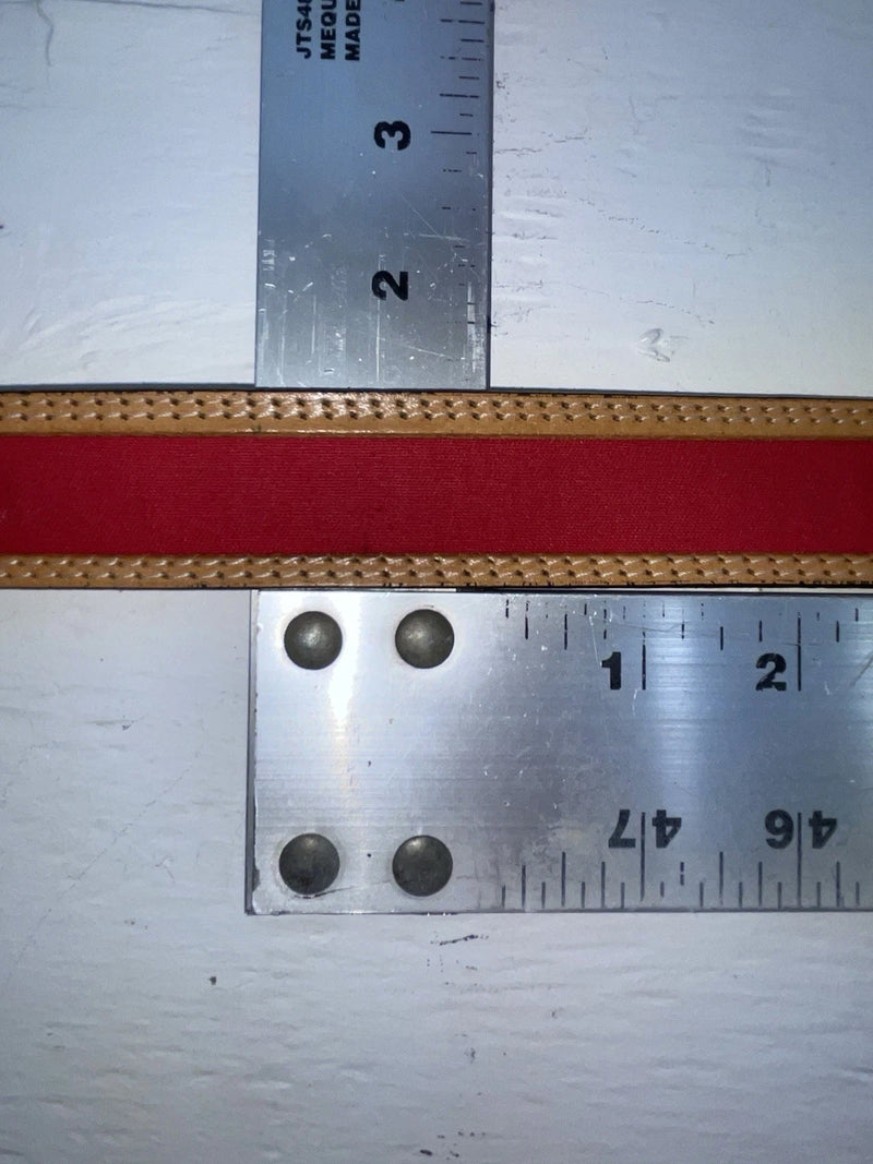 New Red Genuine Leather Wrangler 32” Belt #628004 Z-169