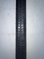 New Black Genuine Leather Weaved 36” Belt #110 Z-109