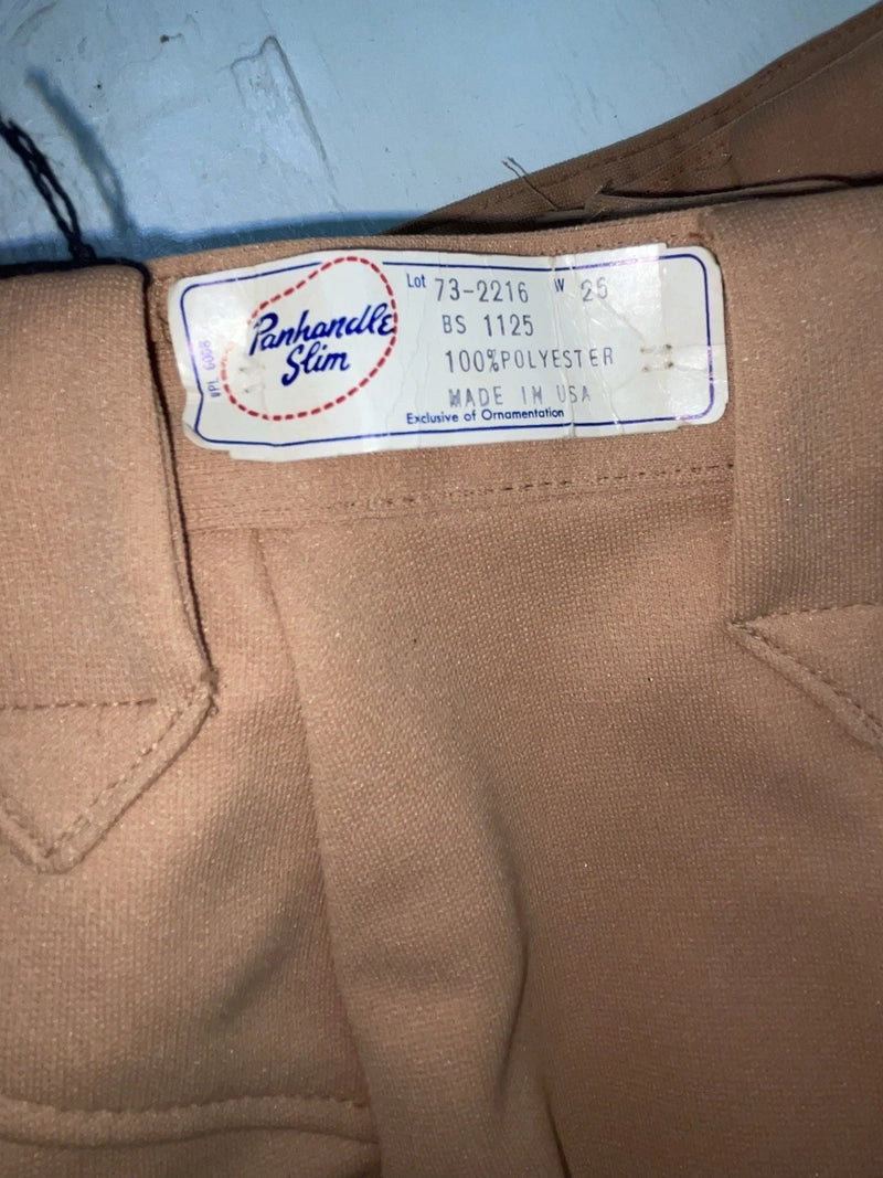 New Vintage Orange Panhandle Slim Polyester Pants #732216 3A-87
