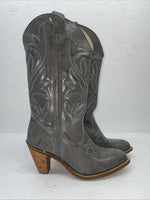 New Women’s Gray Capezio Cowboy Boots. L 342 8 M. 16-62