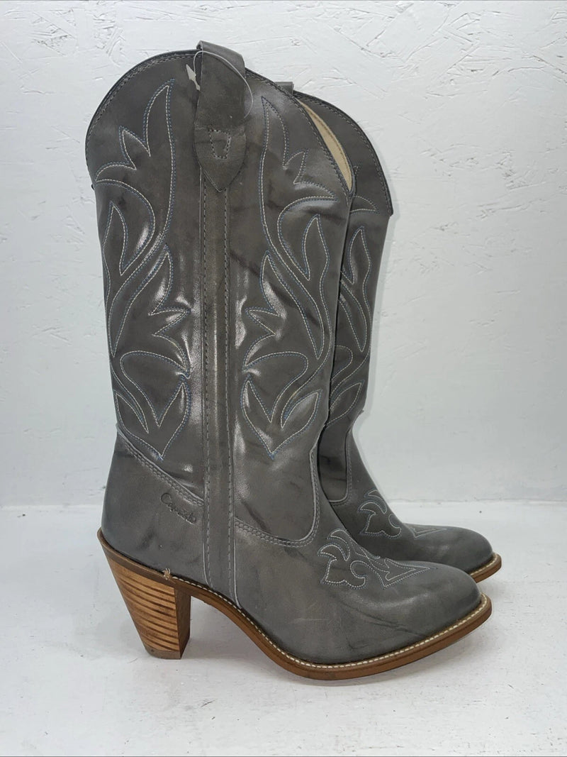 New Women’s Gray Capezio Cowboy Boots. L 342 8 M. 16-62
