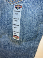 New Women’s Diamond Cut Regular Fit Denim Jeans. 2x34 L-2