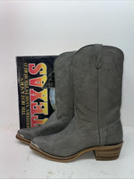 New Men’s Gray Texas Brand Cowboy Boots. 5412 11 D. 8-57
