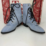 New Children’s Blue Denim Texas Brand Cowboy Boots. 10.5 10 1/2 D. 24-64