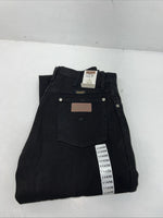 New Men’s Black Wrangler Cowboy Cut Denim Jeans. 11x36 J-5