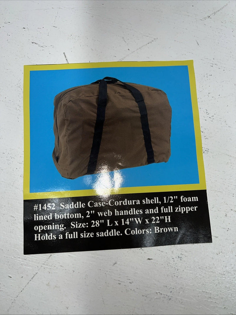 New Brown Nylon Padded Bottom Saddle Holder #1452 N-500