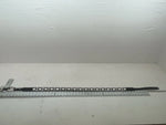 New Black Genuine Leather Nocona Silver Pendent 46” Belt #N2235601 NN-133