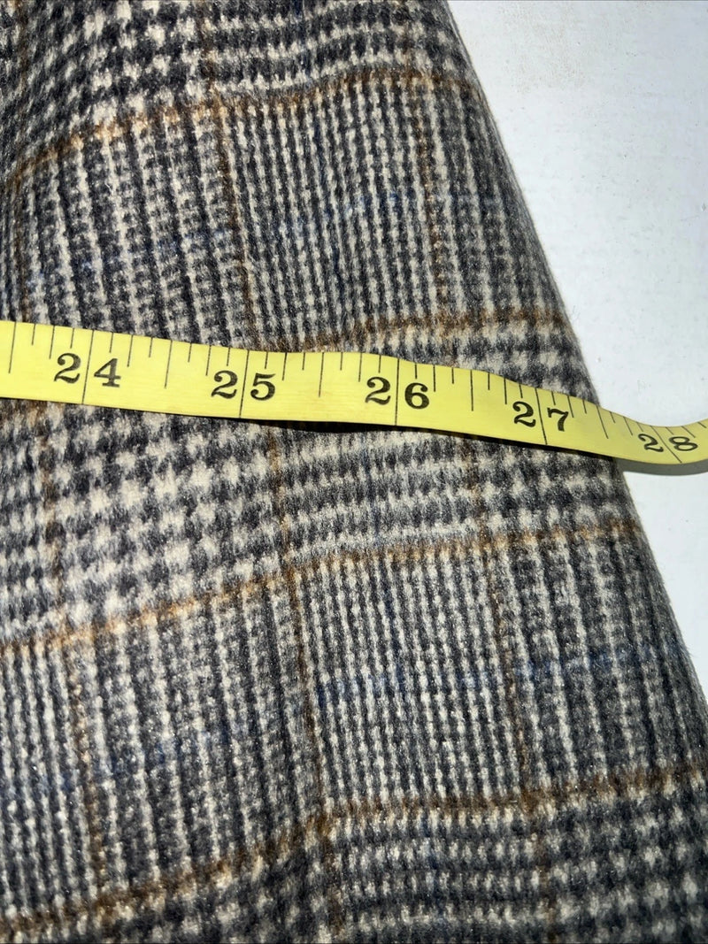 New Men’s HbarC California Ranchwear Grey Plaid Suit Jacket 42R #14753 AA-605