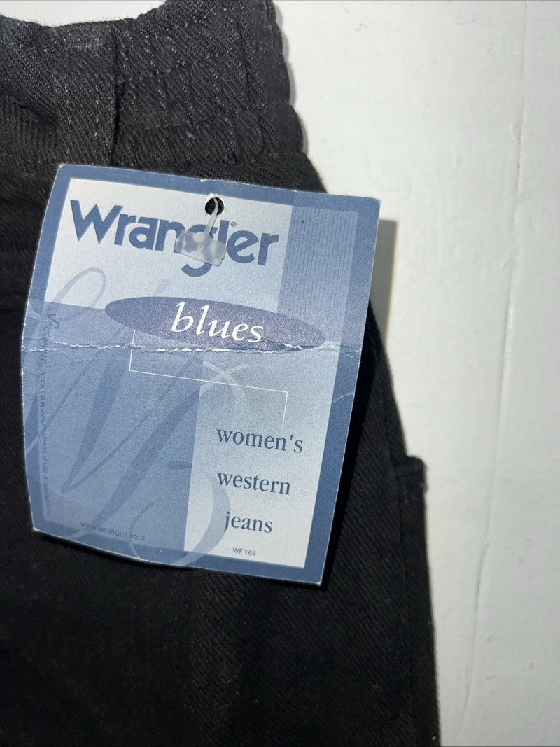 New Men’s Black Wrangler Blues Relaxed Fit Side Elastic Jeans. 16x34 K-17
