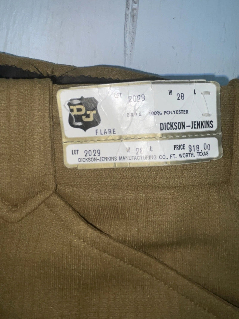 New Vintage Green Dickson Jenkins Polyester Pants #2029 3A-84