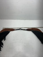 New Children’s Black Show Chaps With Fringe Adjustable Waist 24” M I-70