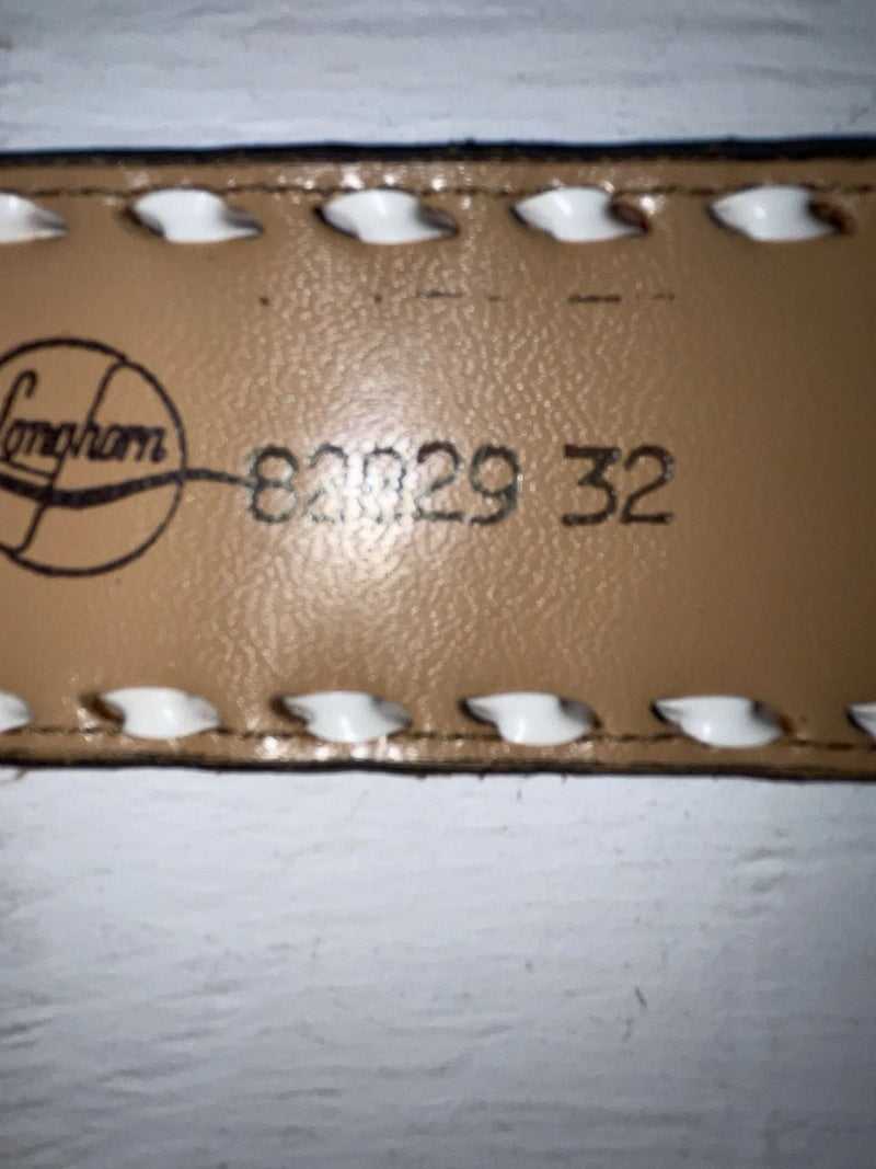 New Blue Genuine Leather Longhorn Tooled 32” Belt #82829 JJ-39