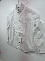 New Kids ELY Tuxedo White Long Sleeve Button Up Size Small 6-8 YY-27
