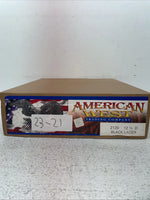 New Kids Black Lace Up American West Cowboy Boots. 2120 12.5 12 1/2 D. 23-21
