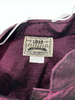 New Women’s Purple 1849 Authentic Ranchwear Western Show Shirt XL #2743 UU-28