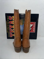 New Men’s Brown Texas Brand Cowboy Boots. M 139 8 D. 2-33