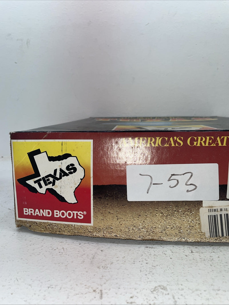 New Men’s Black Texas Brand Cowboy Boots. 251542361 10.5 10 1/2 D. 7-53