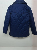 New Women’s Navy Western Fashion Puffer Jacket Size 10 QQ-19