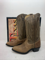 New Men’s Brown Texas Brand Cowboy Boots. 6244 9.5 9 1/2 D. 5-33