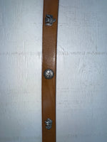 New Brown Genuine Leather Wrangler Animal Pendent 38” Belt #570111 NN-21