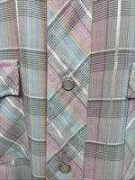 New Men’s H Bar C Multiple Color Long Sleeve Flannel Pearl Snap 2XL H-42